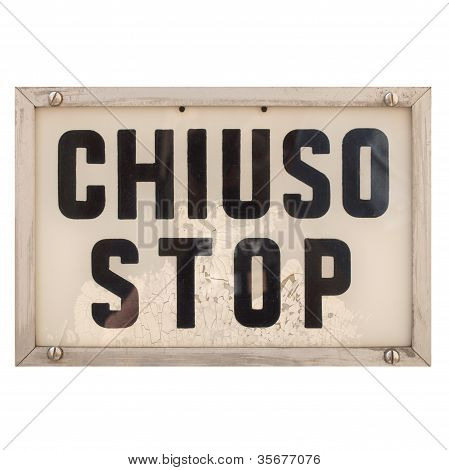 A Stop Sign