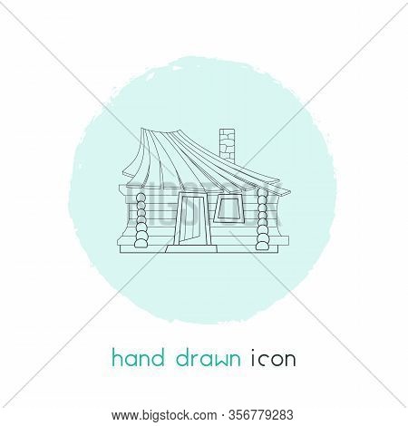 Small Hut Icon Line Element. Vector Illustration Of Small Hut Icon Line Isolated On Clean Background
