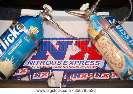 Pasay, Ph - Nov 27: Nitrous Express Tanks At Manila Auto Salon On November 27, 2011 In Smx Conventio
