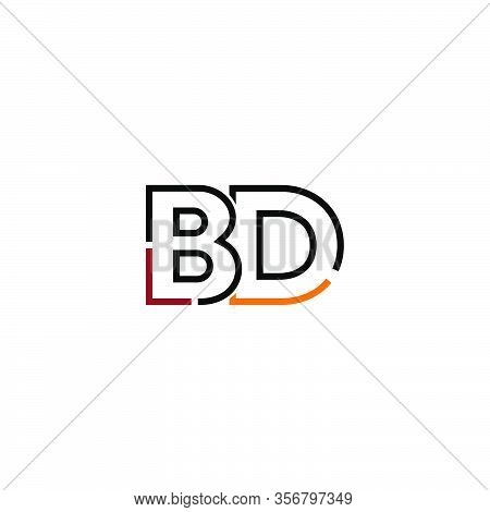 Letter Bd Logo Icon Design Template Elements