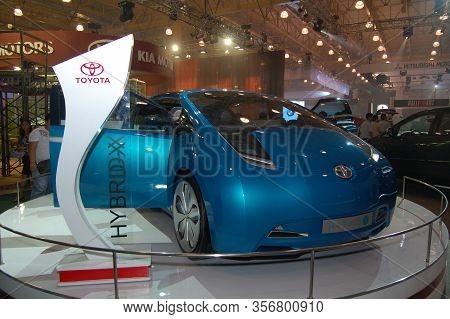 Pasay, Ph - Aug. 19: Toyota Hybrid X At 3rd Philippine International Motor Show On August 19, 2010 I