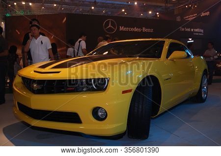 Pasay, Ph - Aug. 19: Chevrolet Camaro At 3rd Philippine International Motor Show On August 19, 2010 