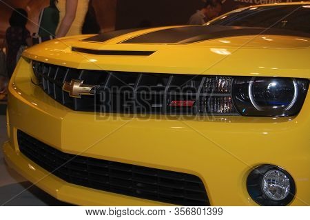 Pasay, Ph - Aug. 19: Chevrolet Camaro At 3rd Philippine International Motor Show On August 19, 2010 
