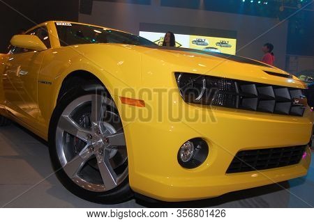 Pasay, Ph - Aug. 19: Chevrolet Camaro At 3rd Philippine International Motor Show On August 19, 2010 