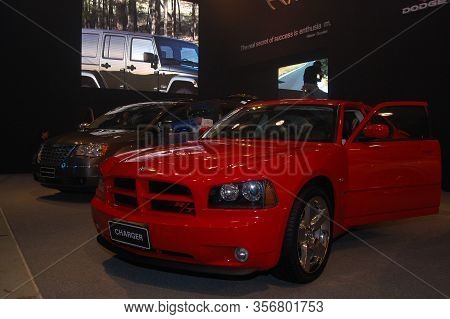 Pasay, Ph - Aug. 19: Dodge Charger At 3rd Philippine International Motor Show On August 19, 2010 In 