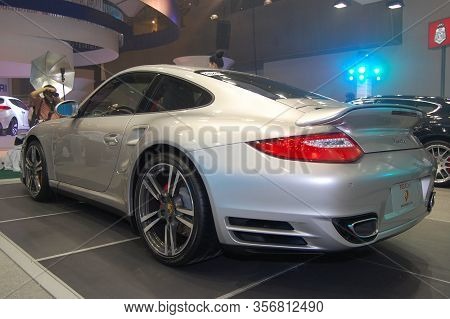 Pasay, Ph - Aug. 19: Porsche Gt3 Turbo At 3rd Philippine International Motor Show On August 19, 2010