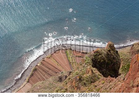 Cabo Girao Viewpoint.  The Cabo Girao Viewpoint Is On The Portuguese Island Of Madeira And Is An Ele