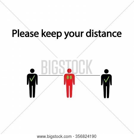 The Patient With The Virus Is Among People . Sick In The Crowd.