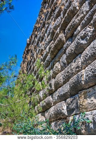 Ancient Greek City Priene On The Western Coast Of Turkey