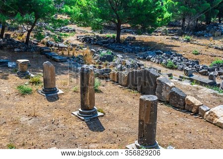 Ancient Greek City Priene On The Western Coast Of Turkey