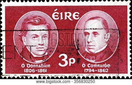 02.09.2020 Divnoe Stavropol Territory Russia Postage Stamp Ireland 1962 The 100th Anniversary Of Joh