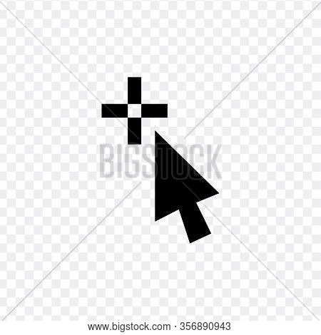 Click Icon. Cursor Icon. Stock Vector Illustration Isolated On White Background