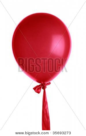 Heißluftballon, isolated on white