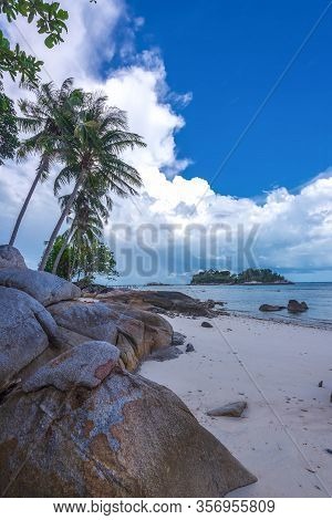 Panorama Beach And Rock Formation Photos At Berhala Island Kepulauan Riau