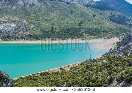 Fantastic Views Of The Embalse De Cuber In The Sierra De Tramuntana, Mallorca, Spain