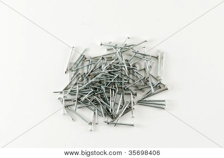 Skinnende Metal negle