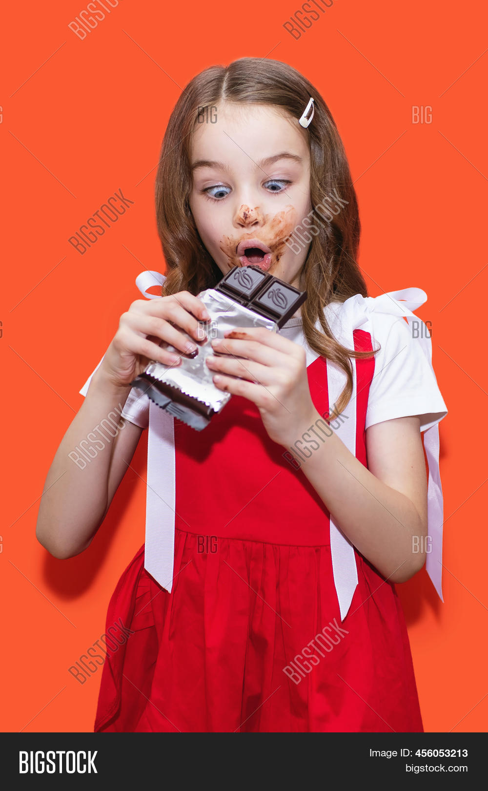 Little Girl Red Dress Image & Photo (Free Trial) Bigstock