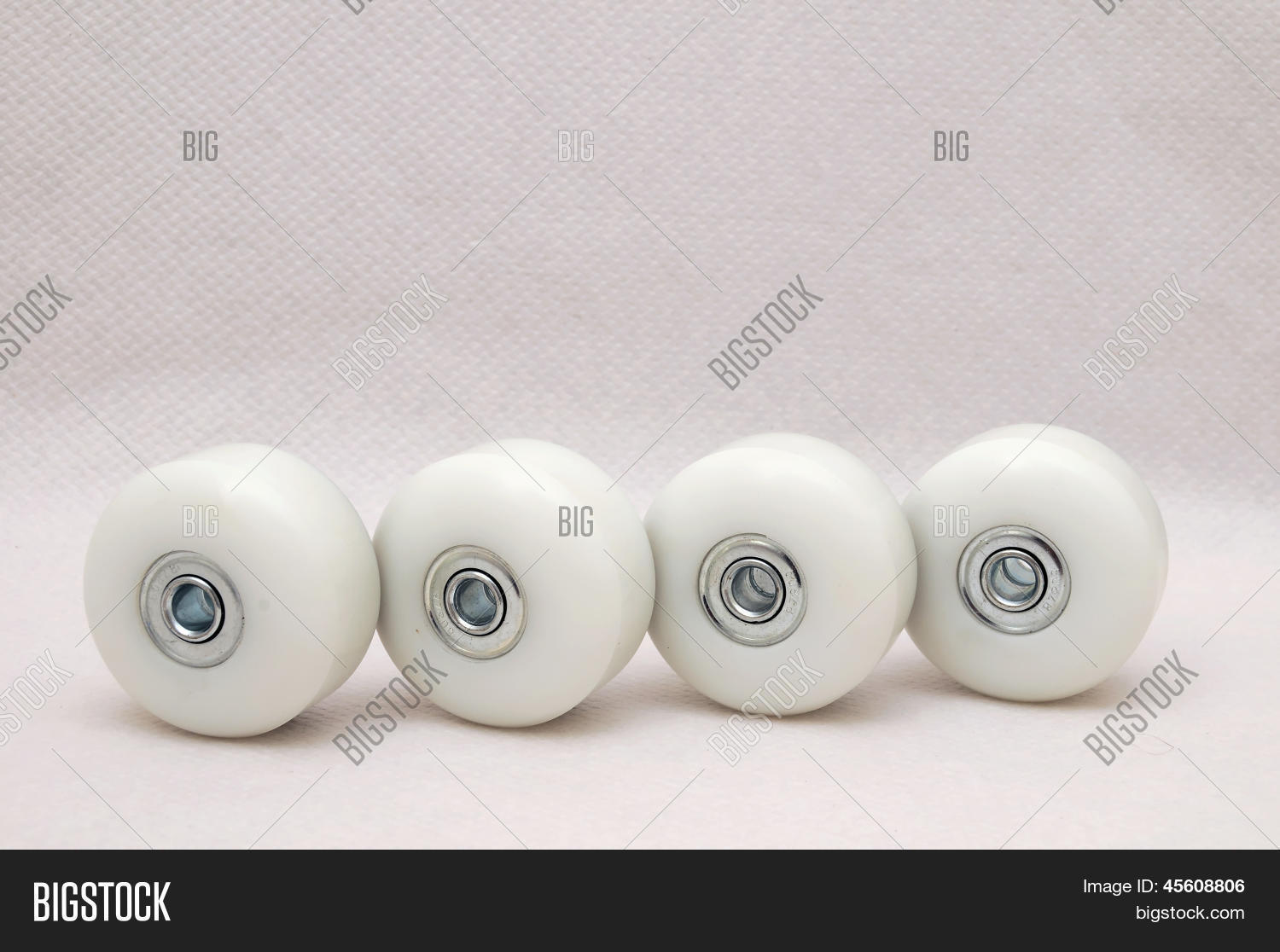 4 White Skate Wheels Image & Photo (Free Trial) Bigstock