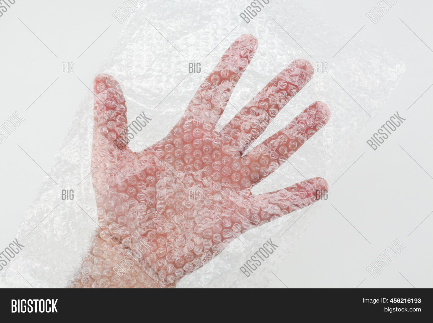 Male Hand Plastic Wrap Image & Photo (Free Trial) Bigstock