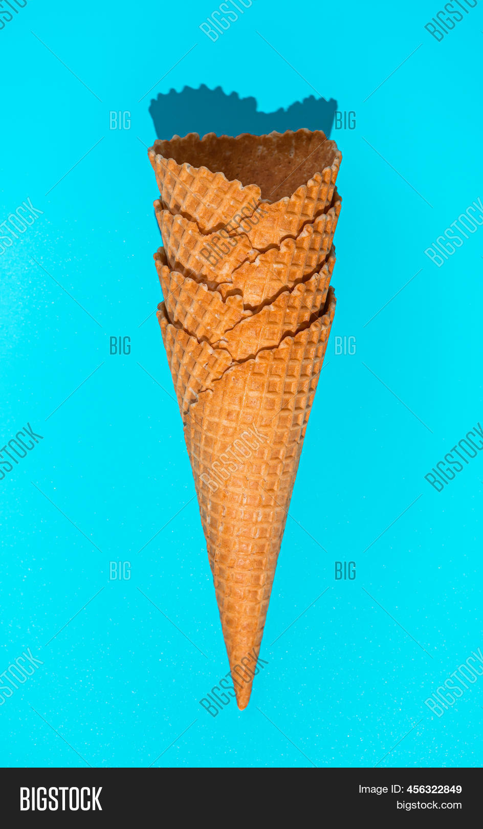 Stack Waffle Ice Cream Image & Photo (Free Trial) Bigstock
