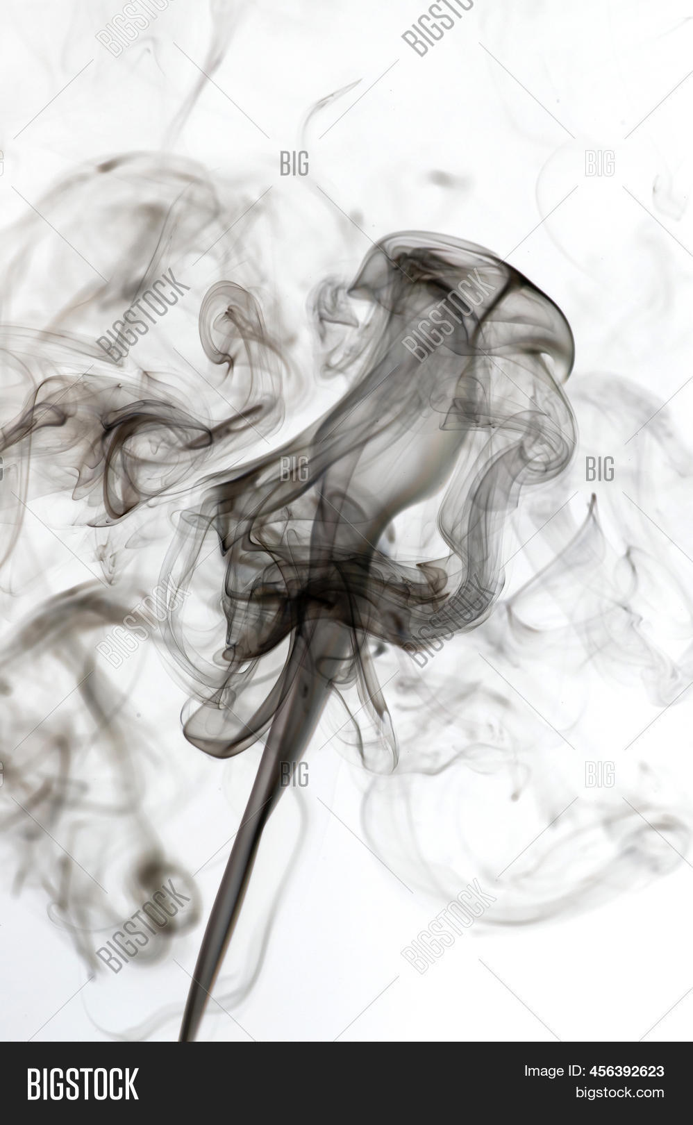 Smokeping Using Curl Puffs Curls Dark Smoke Image & Photo (Free Trial) | Bigstock