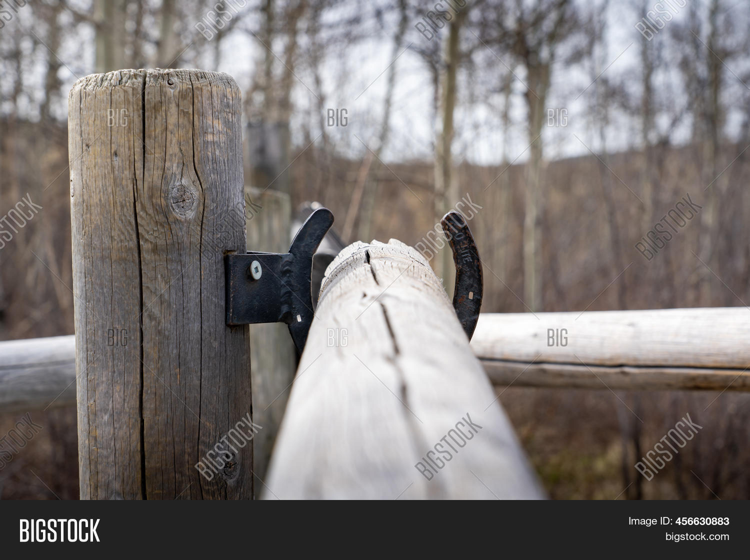 Wooden Post Rail Fence Image & Photo (Free Trial) | Bigstock