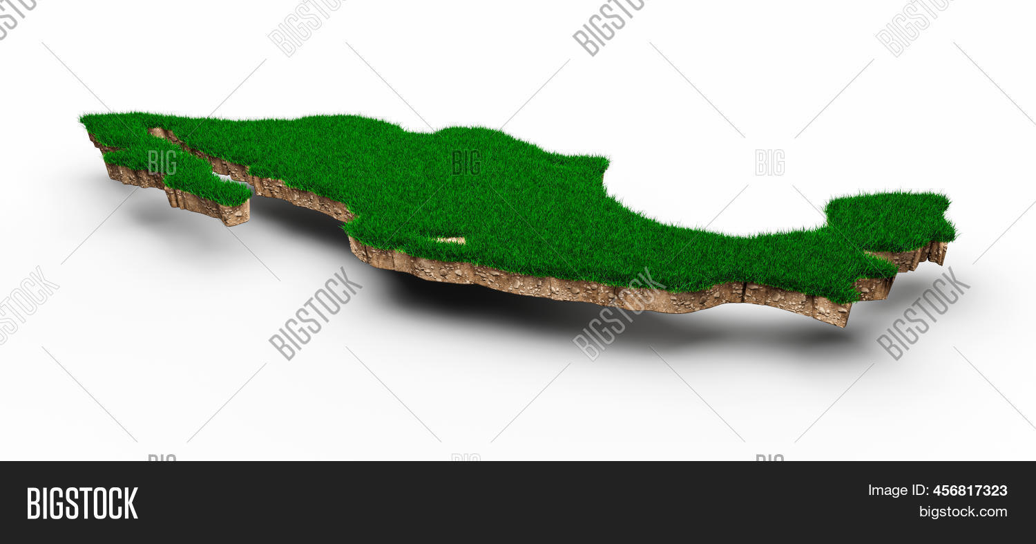 Mexico Map Soil Land Image & Photo (Free Trial) | Bigstock