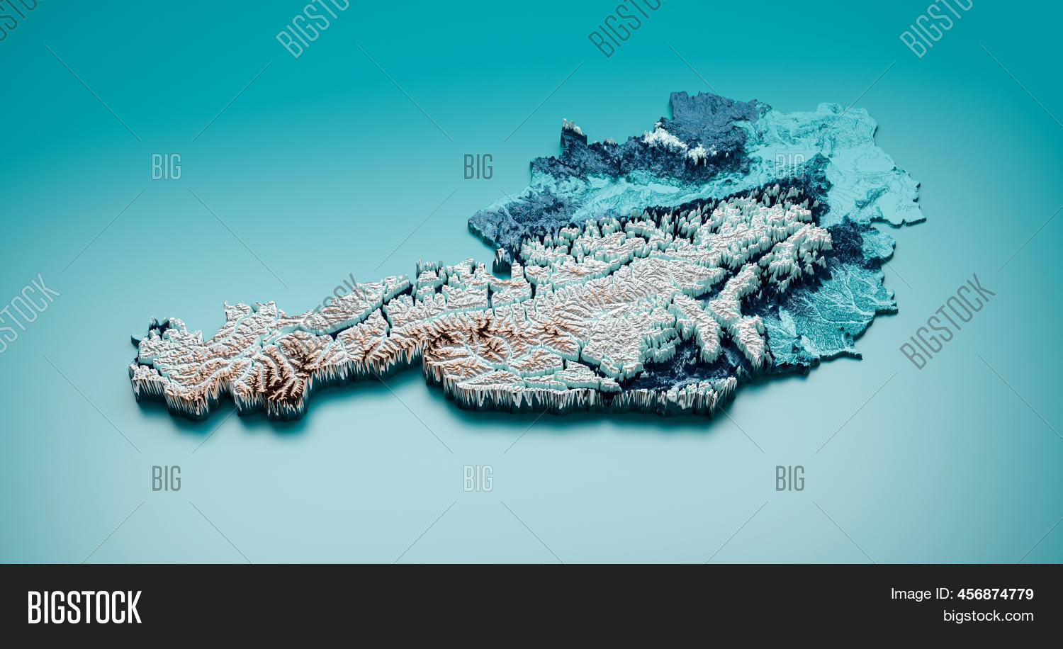 Topographic Austria Image & Photo (Free Trial) Bigstock