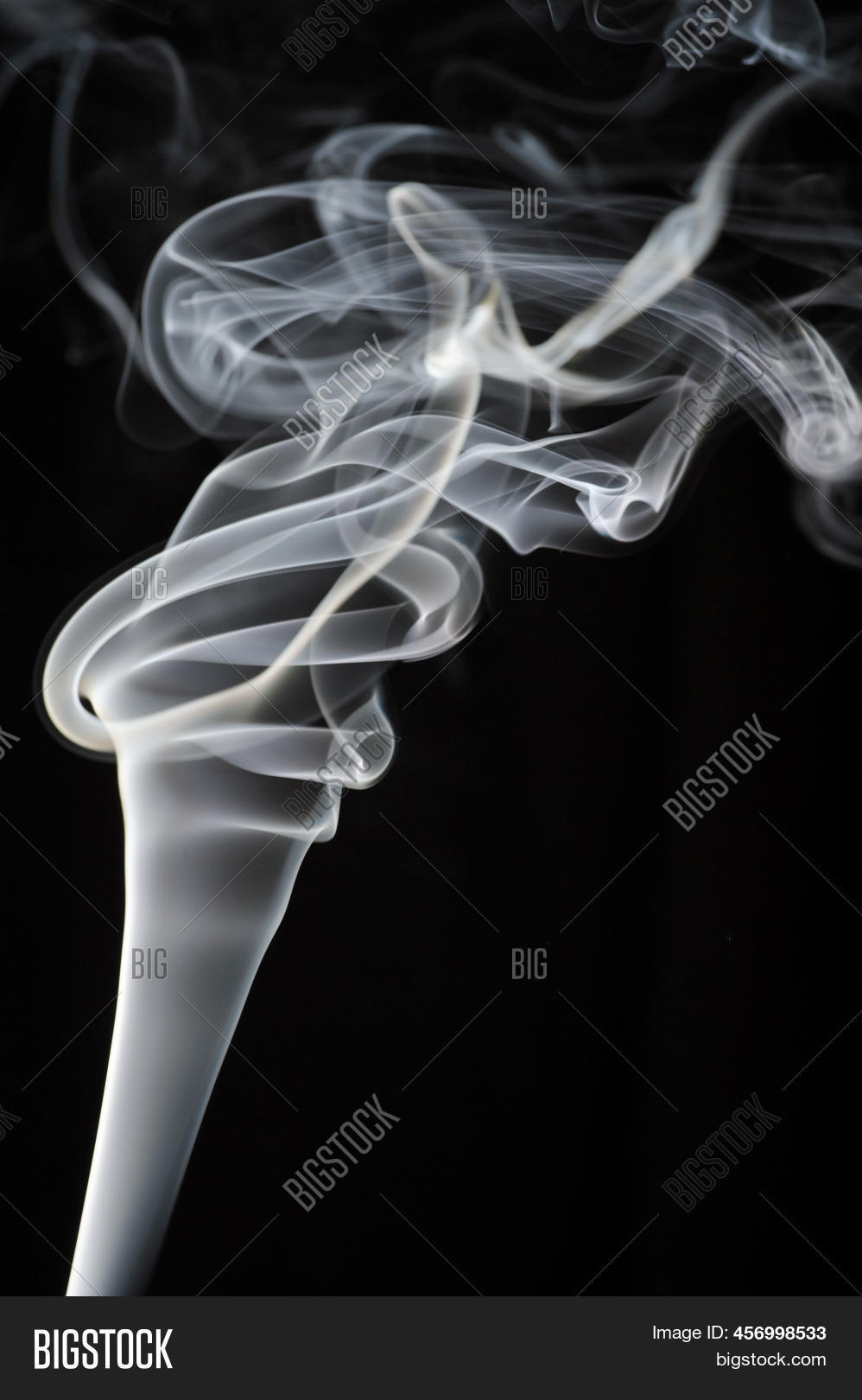 Smokeping Using Curl Puffs Curls White Image & Photo (Free Trial) | Bigstock