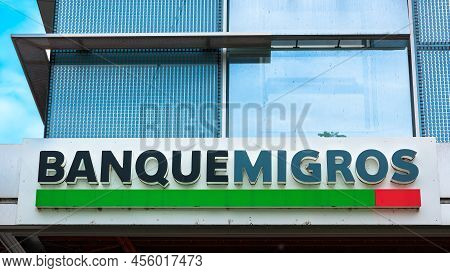 Geneva, Switzerland - June 3, 2022: Banque Migros - Migros Bank Ag, Based In Zurich, Is A Wholly Own
