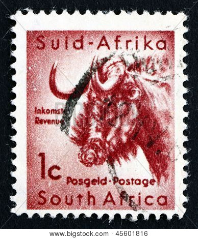 Briefmarke Südafrika 1926 Gnu, Antilope