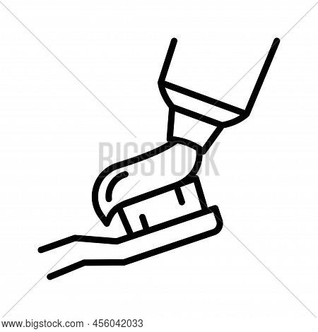 Toothpaste Is Squeezed From A Tube Onto A Toothbrush. Toothbrush And A Tube Of Toothpaste. Teeth Cle