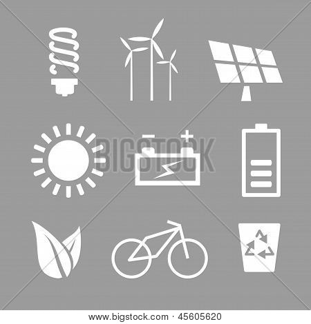 Icônes pour sites Internet, écologie