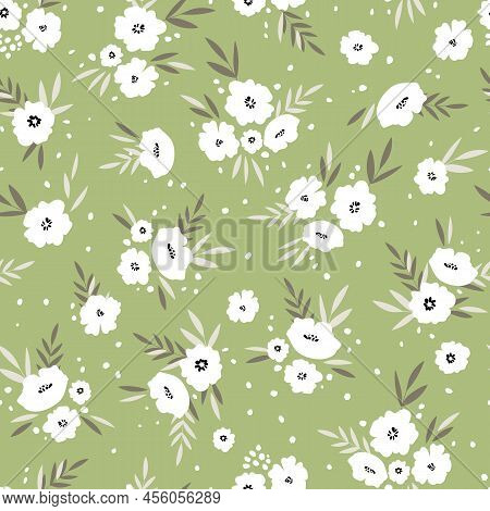 Seamless Floral Pattern Based On Traditional Folk Art Ornaments ...