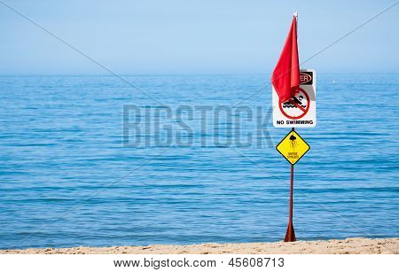 Jelly Fish Warning Sign