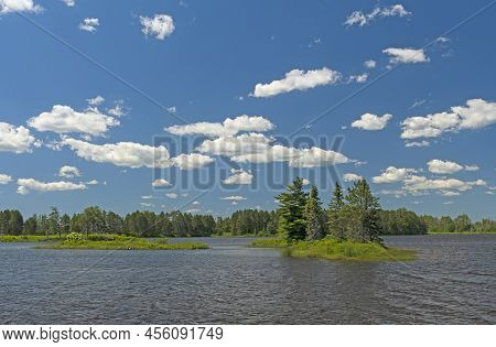 Summer Clouds In The Great North Woods In The Seney National Wildife Refuge In Michigan
