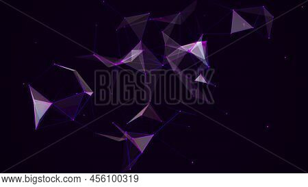 Network Connection Technology. Abstract Background. Digital Futuristic Backdrop. Big Data Visualizat
