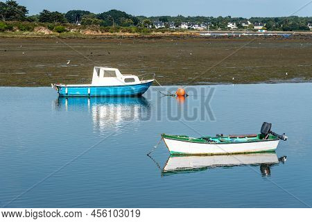 Scenic View Of Saint-cado In Brittany, France