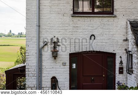 Uccle, Brussels Capital Region - Belgium - 05 29 2020 Vintage Cottage With A Green Landscape In The 