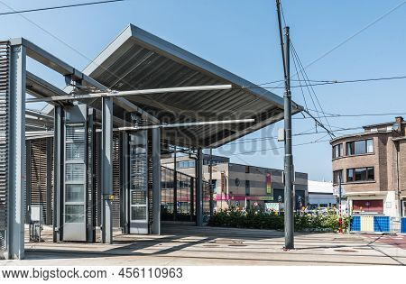 Uccle, Brussels, Belgium - Hangar Of The Tramway End Station