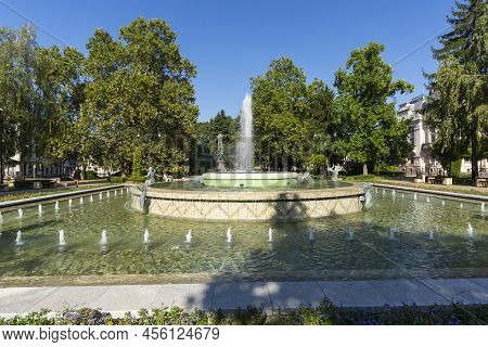Kniaz Alexander Battenberg Square In City Of Ruse, Bulgaria