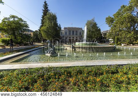 Kniaz Alexander Battenberg Square In City Of Ruse, Bulgaria