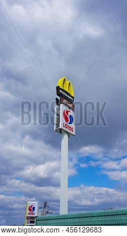 Lotos Gas Station In Wroclaw, Poland