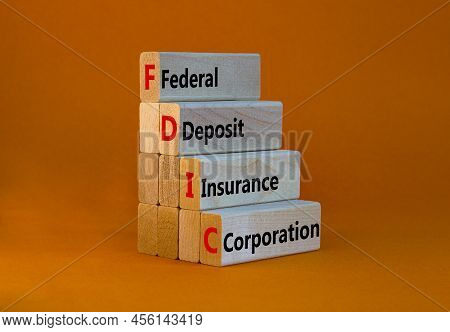 Fdic Federal Deposit Insurance Corporation Symbol. Concept Words Fdic Federal Deposit Insurance Corp
