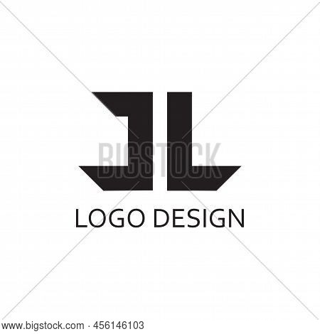 Simple Letter Jl Monogram For Logo Company Design
