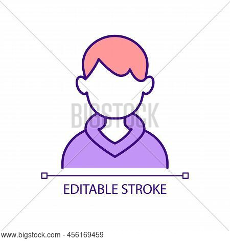 Teenage Boy Rgb Color Icon. Adolescence. Young Teen Developmental Milestones. Healthy Body Image. Is