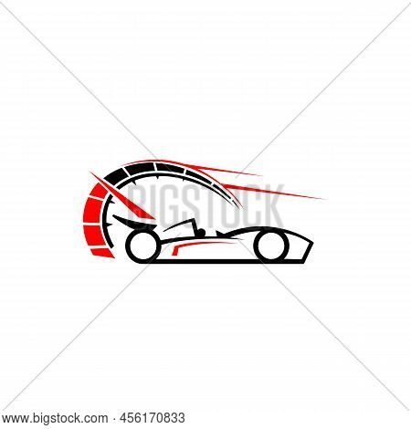 Car, Formula, Game, Racing, Speed Icon. Vector Illustration On White Background.