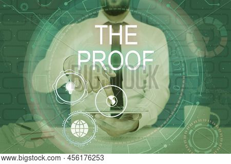 Inspiration Showing Sign The Proof. Concept Meaning Evidence By Nature Of Any Actions Or Words With 