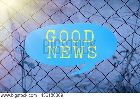 Inspiration Showing Sign Good News. Business Overview Someone Or Something Positive, Encouraging, Up