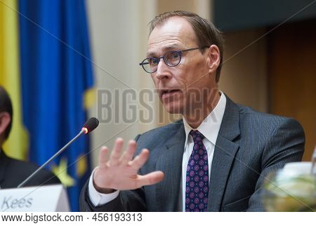 Bucharest, Romania - June 10, 2022: Jan Kees Martijn, The Head Of The Mission For Romania Of The Int